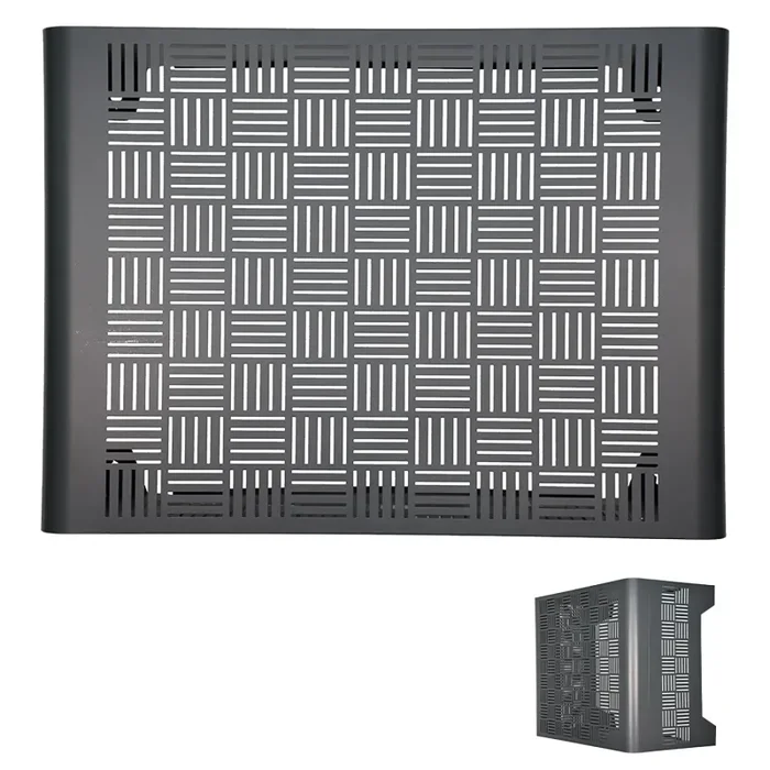 Copri Condizionatore da Esterno Medium 100×54/60×85 cm in Alluminio Antracite - immagine 2