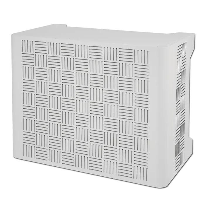 Copri Condizionatore da Esterno Small 90×46/52×70 cm in Alluminio Bianco