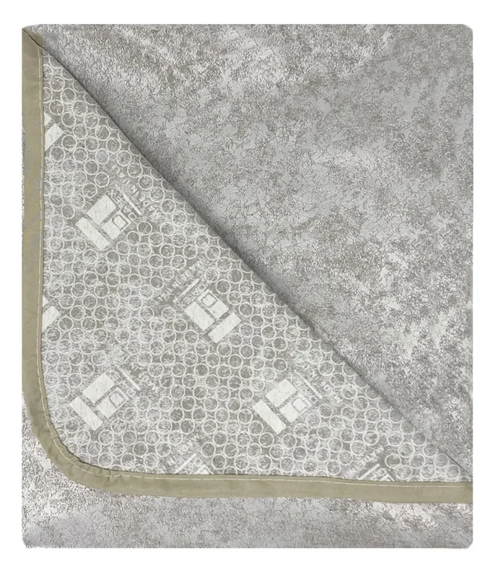 Copridivano con Penisola Destra in Poliestere e Cotone Beige Varie Misure - immagine 3