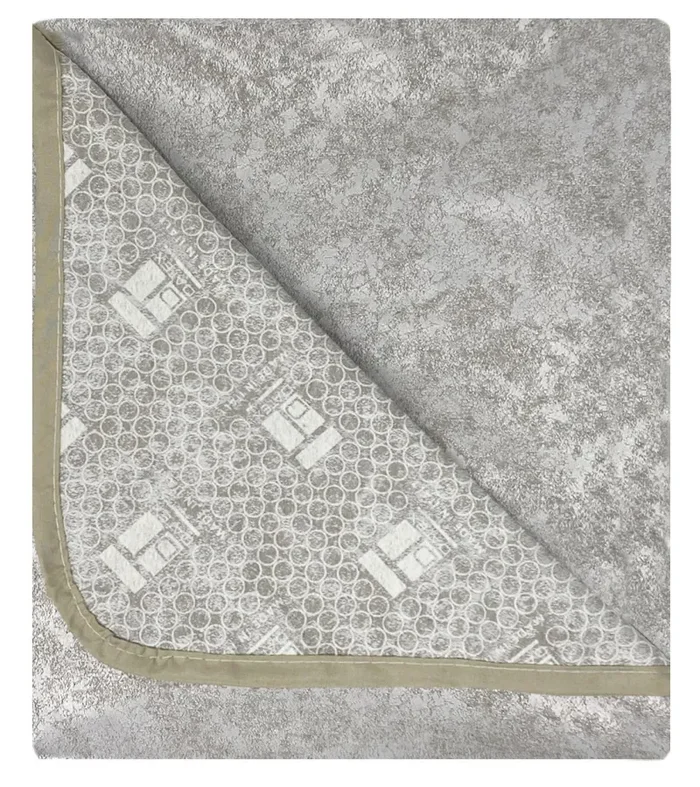 Copridivano con Penisola Sinistra in Poliestere e Cotone Beige Varie Misure - immagine 3