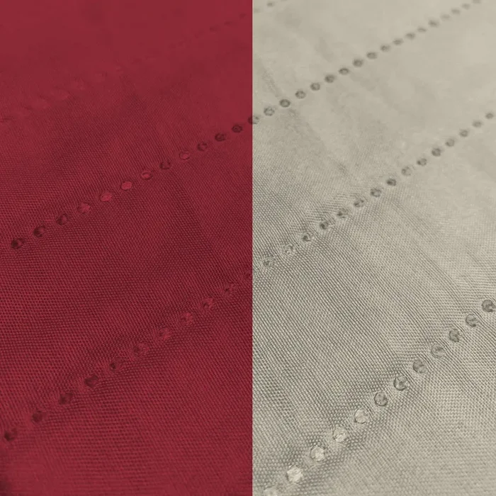 Copridivano Impermeabile Trapuntato Double Face in Microfibra Bordeaux/Panna Varie Misure - immagine 2