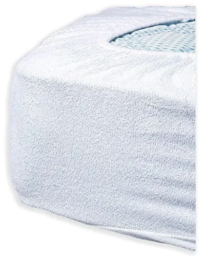 Coprimaterasso Elasticizzato in spugna con angoli ed elastici cm MATRIMONIALE In saldo - immagine 2