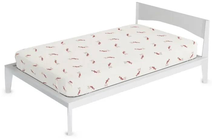 Coprimaterasso in Poliestere e Fibra di Crabyon Bordeaux Varie Misure Moda - immagine 2