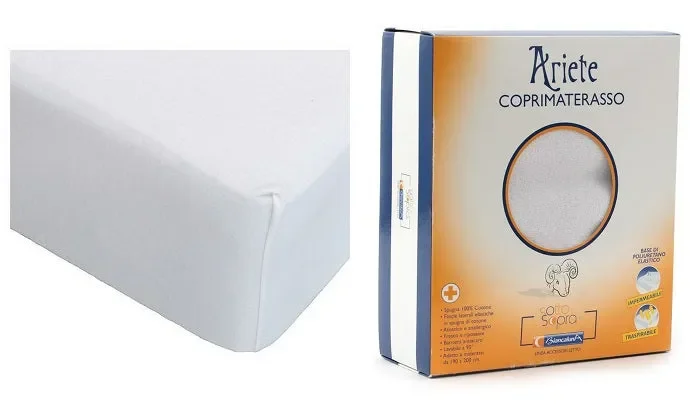 Coprimaterasso Matrimoniale in spugna Biancaluna art Ariete colore foto misura 175 X 200 CM