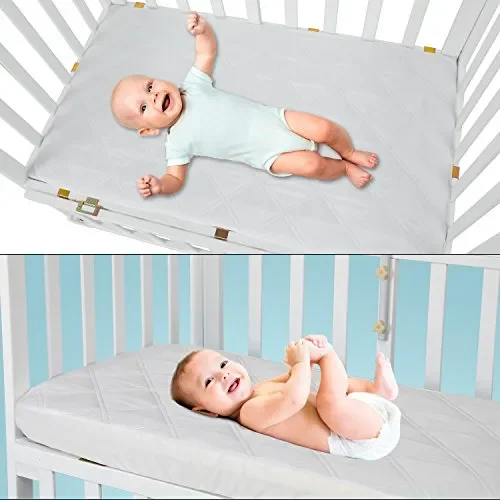 Coprimaterasso per Culla Impermeabile Protezioni Materasso 50x90cm - immagine 3