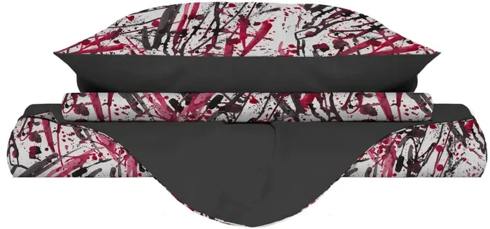 Copripiumino con Federe Stampato in Microfibra Crazy Varie Misure