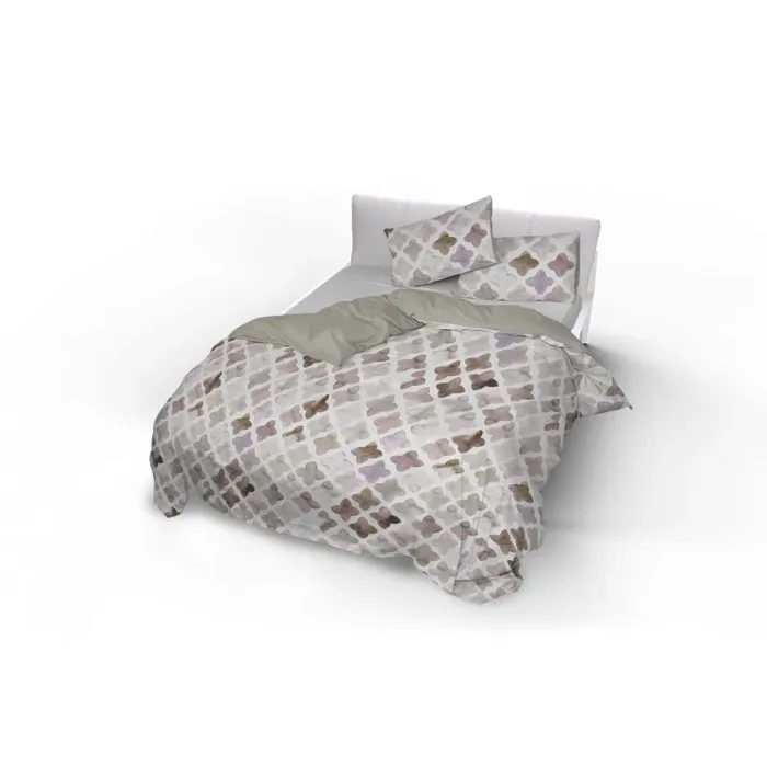 Copripiumino con Federe Stampato in Microfibra Florence Varie Misure - immagine 2