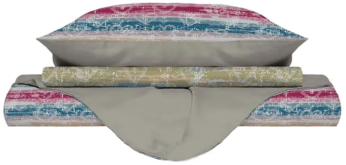 Copripiumino con Federe Stampato Love Lines Varie Misure