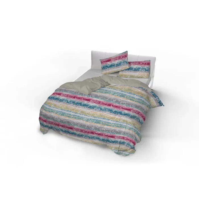 Copripiumino con Federe Stampato Love Lines Varie Misure - immagine 2