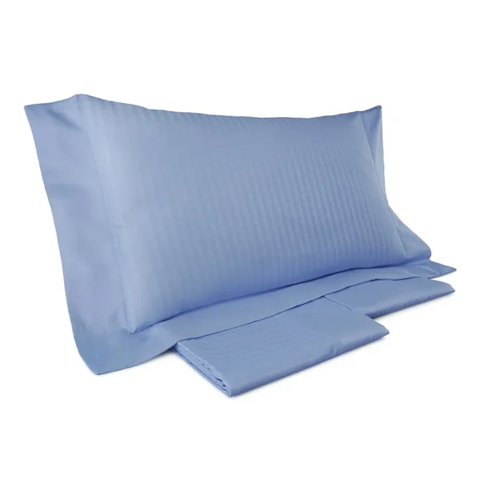 Copripiumino con Lenzuola e Federe Mitera Rubino Celeste Varie Misure - immagine 3