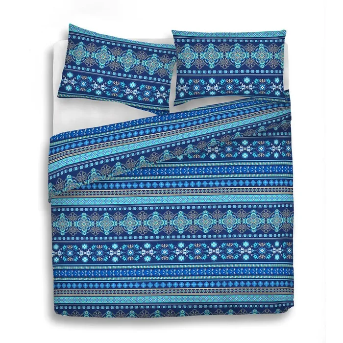 Copripiumino con stampa sul Sacco e Federe Doubleface Greca - immagine 2