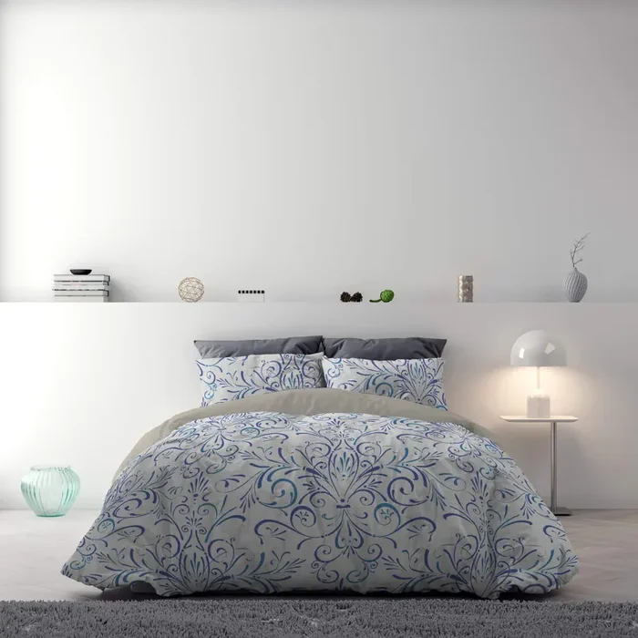 Copripiumino con Stampa sul Sacco e Federe Doubleface Ornato Tex - immagine 3