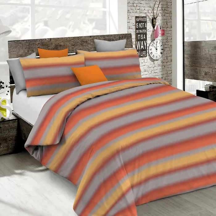 Copripiumino con stampa sul Sacco e Federe Doubleface Sfumato - immagine 3