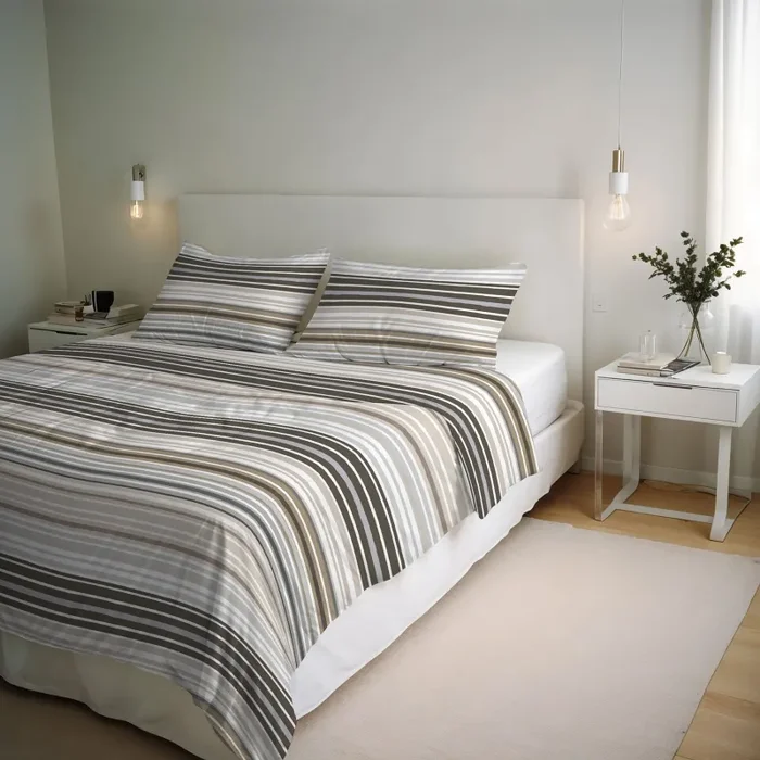 Copripiumino con Stampa sul Sacco e Federe Linea River Tigri Varie Misure - immagine 2