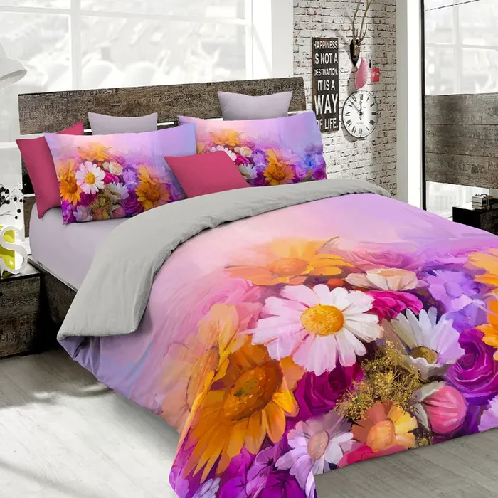 Copripiumino con stampa sul Sacco e Federe Matrimoniale