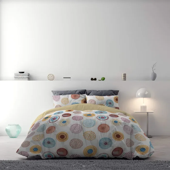 Copripiumino Double Face con Federe Stampato Circle Varie Misure Vendita calda - immagine 3