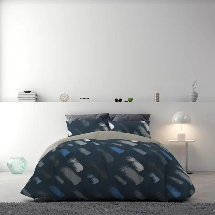 Copripiumino Double Face con Federe Stampato Gessetti Saldi - immagine 3