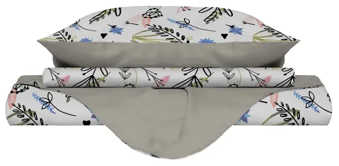 Copripiumino Double Face con Federe Stampato Provenza