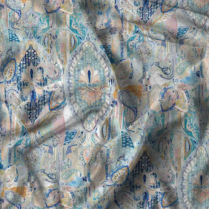 Copripiumino Matrimoniale con Federe Stampato in Puro Cotone Carma - immagine 3