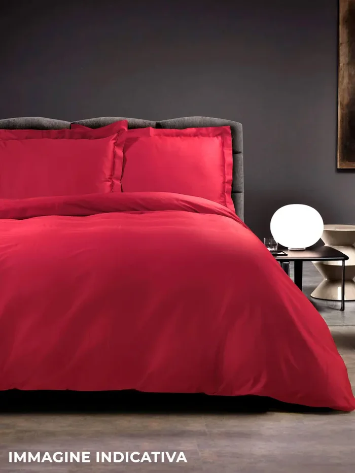 Copripiumino Matrimoniale con Sacco e Federe Tinta Unita Garrini Clarice Bianco Vendita calda online - immagine 2