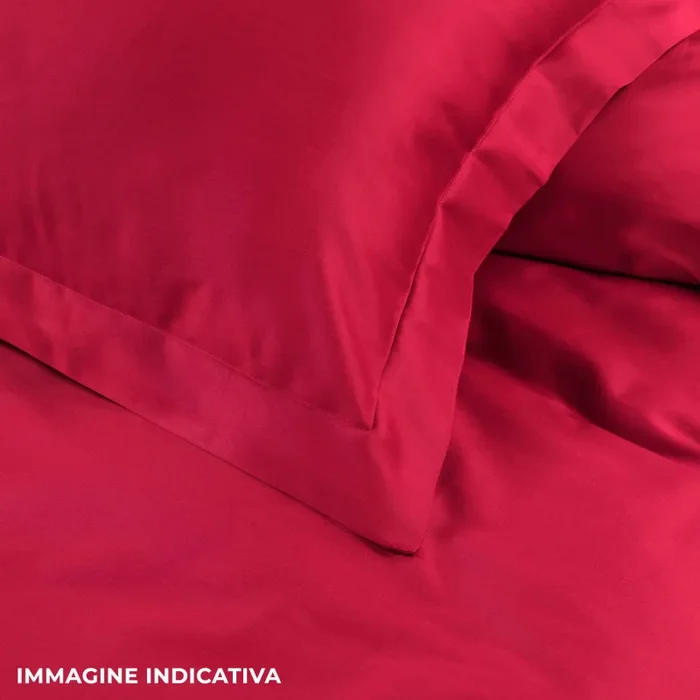 Copripiumino Matrimoniale con Sacco e Federe Tinta Unita Garrini Clarice Bianco Vendita calda online - immagine 3