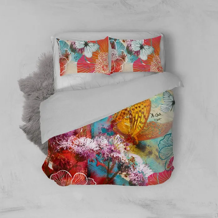 Copripiumino Matrimoniale Stampa sul Sacco e Federe Kio633 - immagine 2