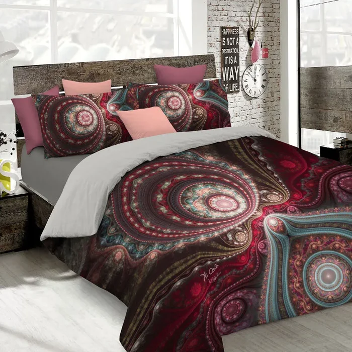 Copripiumino Matrimoniale Stampa sul Sacco e Federe Kio635