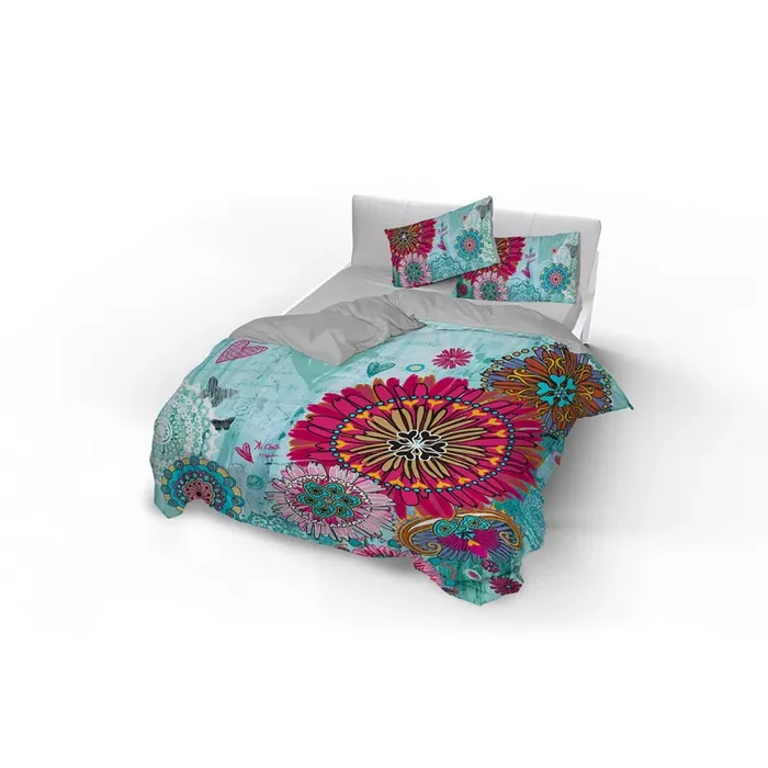 Copripiumino Matrimoniale Stampa sul Sacco e Federe Kio655 Online - immagine 3