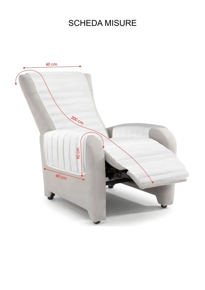 Copripoltrona Trapuntato Doubleface Marrone/Panna - immagine 2