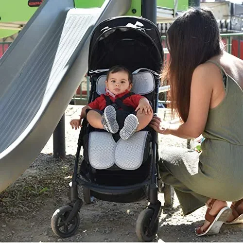 Copriseggiolino Estivo Passeggino Universale Antisudore Cuscino Materassino… - immagine 3