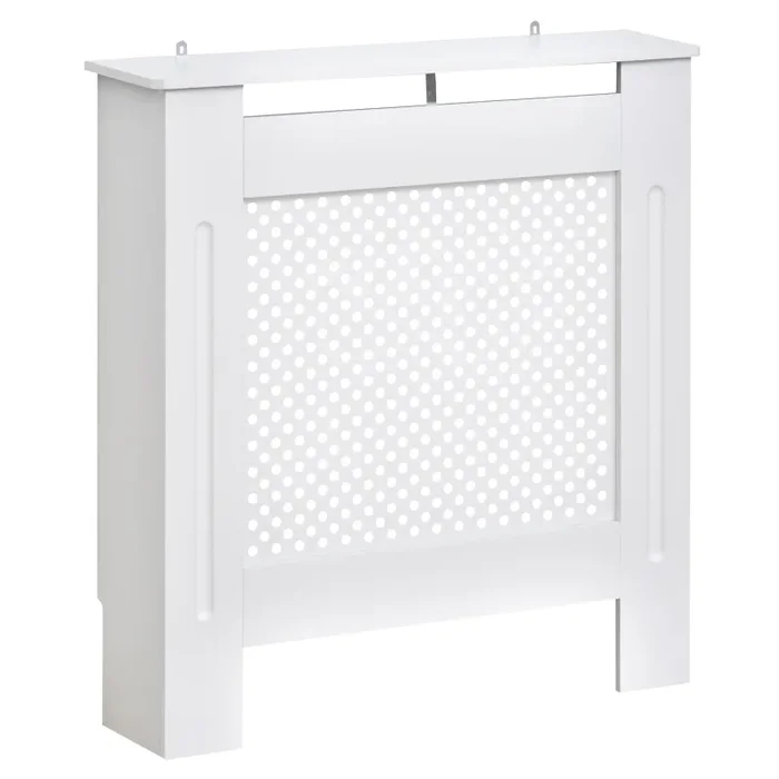 Copritermosifone in Legno a Griglia Bianco 78x82x19 cm Fornitura