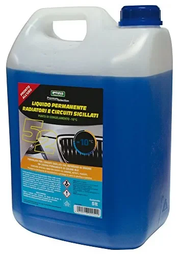 CORA 0052 Liquido Permanente Radiatori e Circuiti Sigillati-10°C, Blu, 5L Sconti