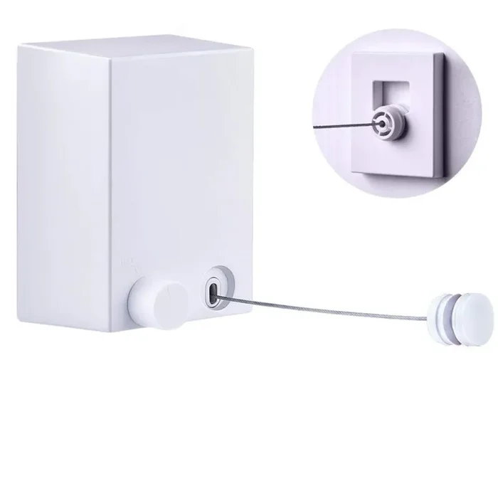 Corda stendibiancheria estendibile fino a 4m in acciaio inossidabile