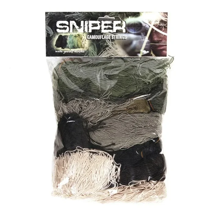 Cordini Mimetici Ghillie Camuffamento Arma e Elmetti