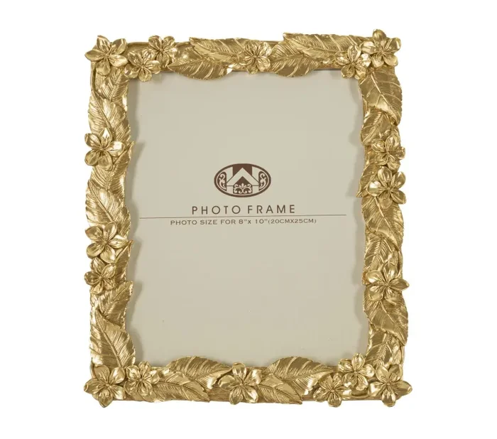 Cornice Leavy 26x2x30,7 cm in Poliresina e Vetro - immagine 2