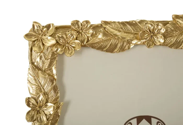 Cornice Leavy 26x2x30,7 cm in Poliresina e Vetro - immagine 3