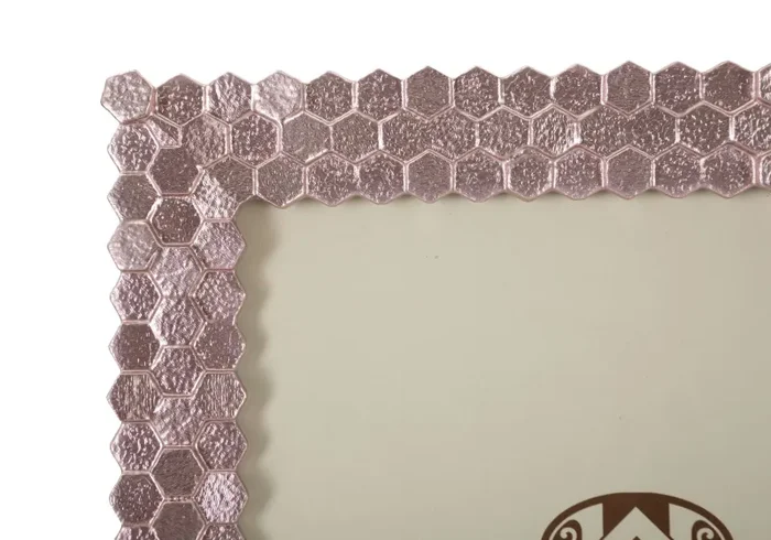 Cornice Pinky 25,7×1,9×30,7 cm in Poliresina e Vetro - immagine 3