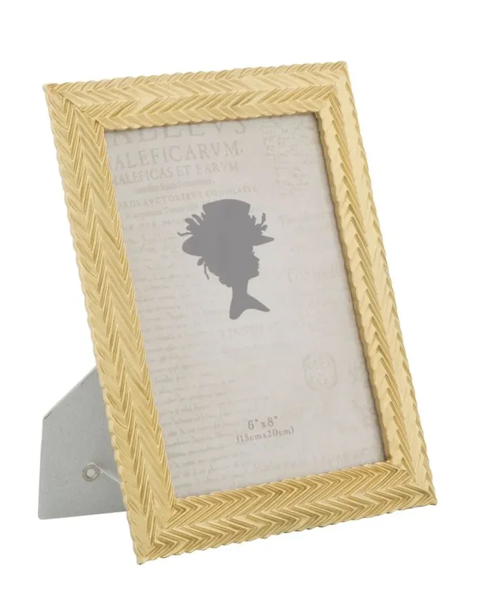 Cornice Stick Glam 20×1,8×25 cm in Resina Oro