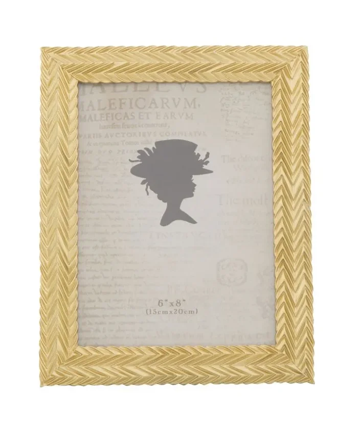 Cornice Stick Glam 20×1,8×25 cm in Resina Oro - immagine 2