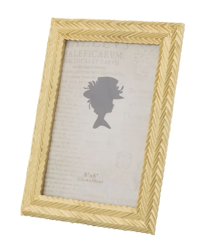 Cornice Stick Glam 20×1,8×25 cm in Resina Oro - immagine 3