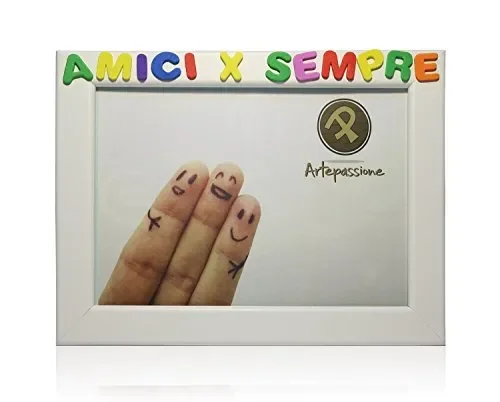 Cornici per foto in legno con la scritta Amici x Sempre, da appoggiare o…