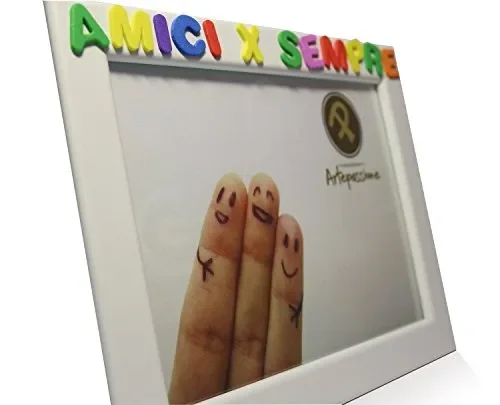 Cornici per foto in legno con la scritta Amici x Sempre, da appoggiare o… - immagine 2