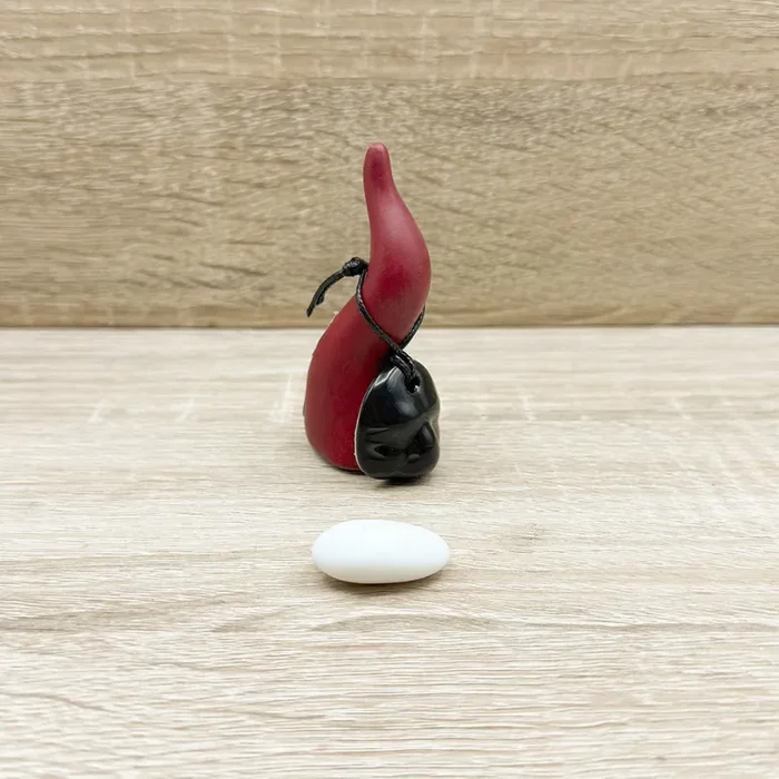 Corno Piccolo con Maschera Pulcinella Bella Napoli - immagine 2