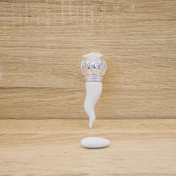 Corno Portafortuna Piccolo Argento Mandorle by Paben