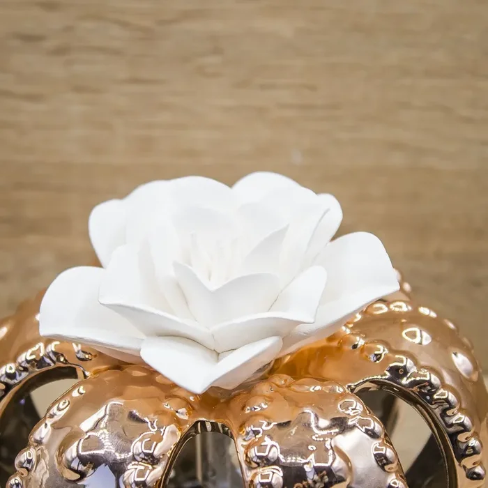 Corona Led Grande Oro Rosa Claraluna - immagine 2