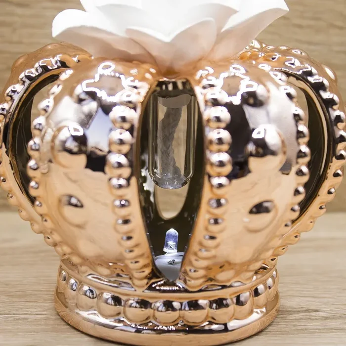 Corona Led Grande Oro Rosa Claraluna - immagine 3