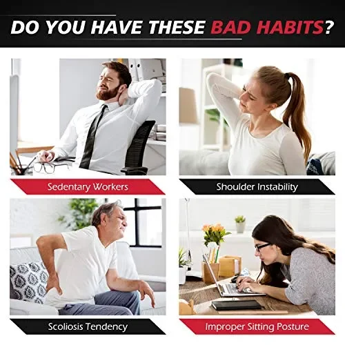 Correttore Postura Schiena Spalle per Uomo e Donna, Fascia Posturale Spalle… - immagine 3