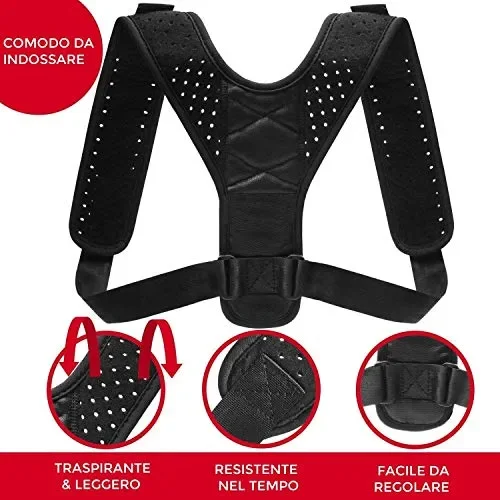 Correttore Posturale Uomo e Donna – Tutore medico + Fascia Elastica + Due… - immagine 3