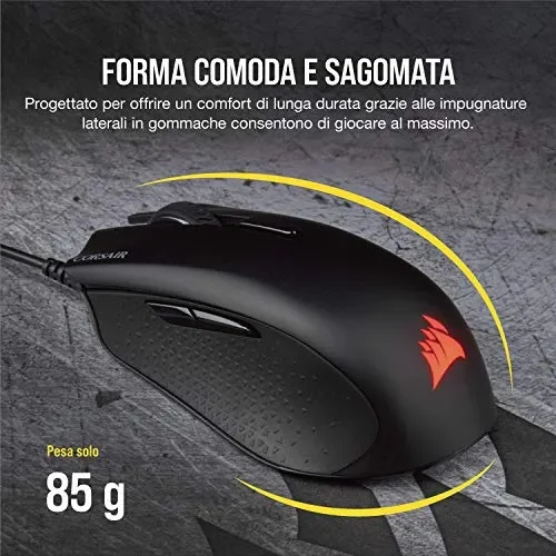 Corsair Harpoon PRO RGB, FPS/MOBA Mouse Gaming Ottico 12000 DPI Ottico… - immagine 3