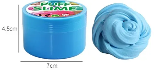 COSORO Slim lanuginoso Kit -2Pack Putty Floam Slime Sensory Rosa + Azzurro - immagine 2